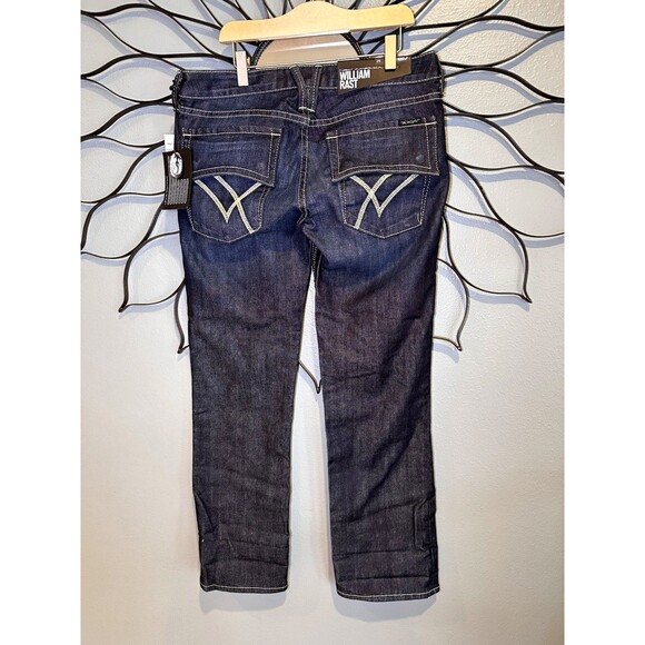 William Rast 29  womens  Mid-Rise Croppep  capri  Fit Denim Jeans NWT$148 - Picture 2 of 12